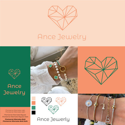 Logo dizains, Ance Jewelry