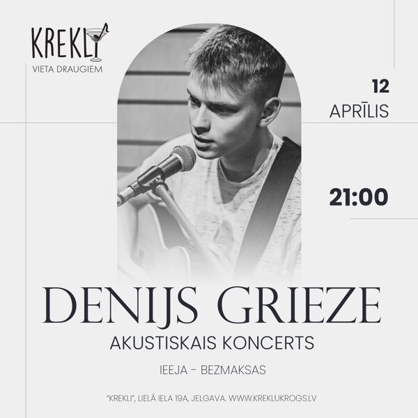 Denijs Grieze, koncerts Kreklos