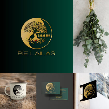 Logo dizains, Dabas SPA pie Lailas