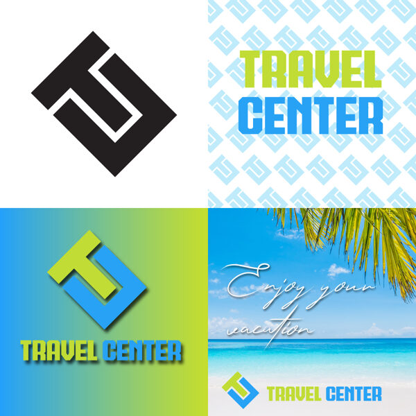 Logo dizains, Travel Center